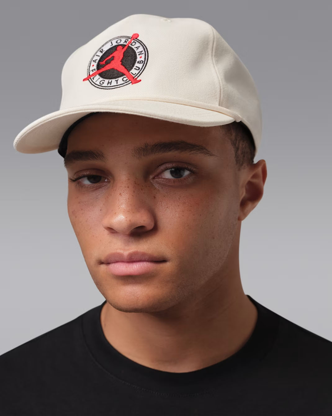 Jordan Flight Club Pro Flat Bill Hat Pale Ivory 2