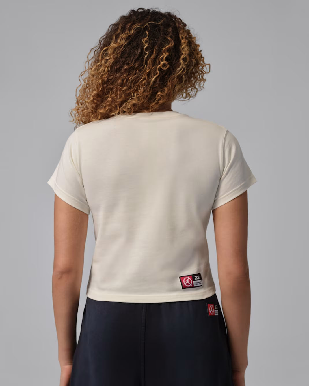 Jordan Flight Club Womens T Shirt Pale Ivory 2