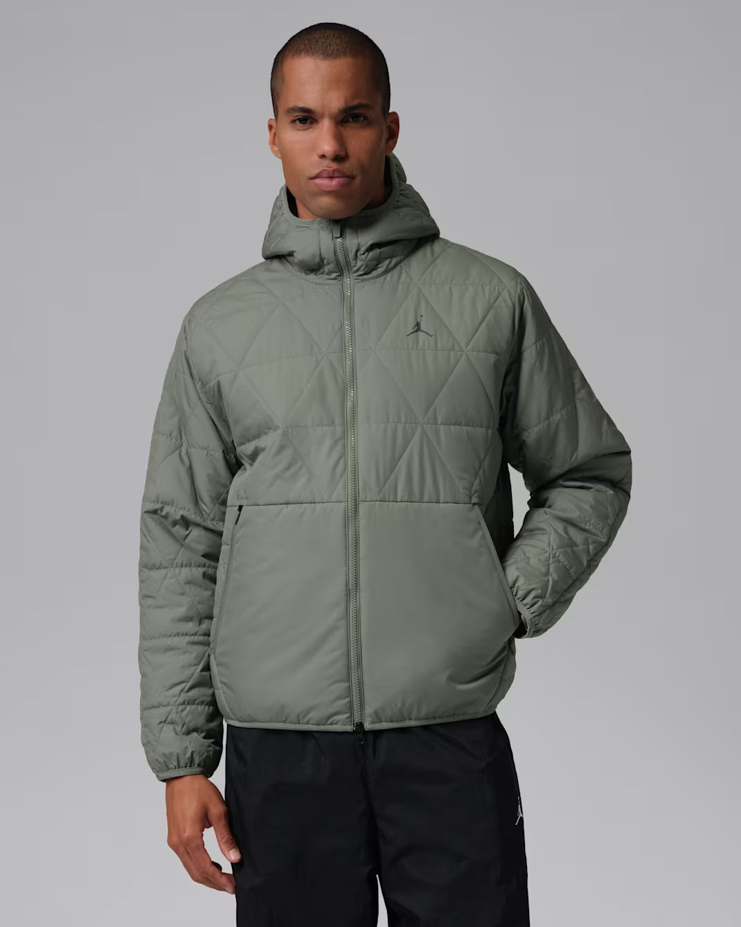 Jordan Sport Mens Therma FIT Jacket Vintage Lichen 1