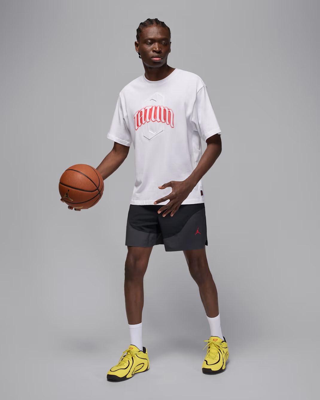 Jordan Tatum 4 Sunset Sonic Yellow Bruce Lee Shoes Outfit