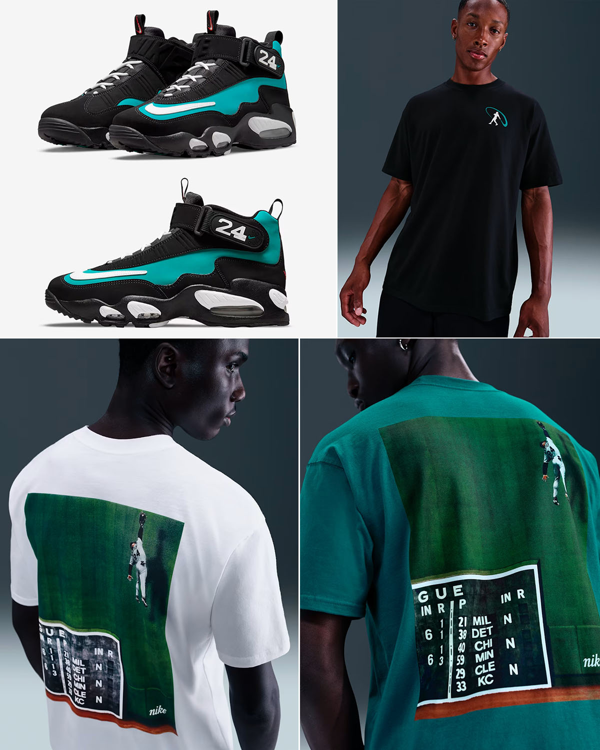 NIke Air Griffey Max 1 Freshwater 2025 Ken Griffey Jr Shirts