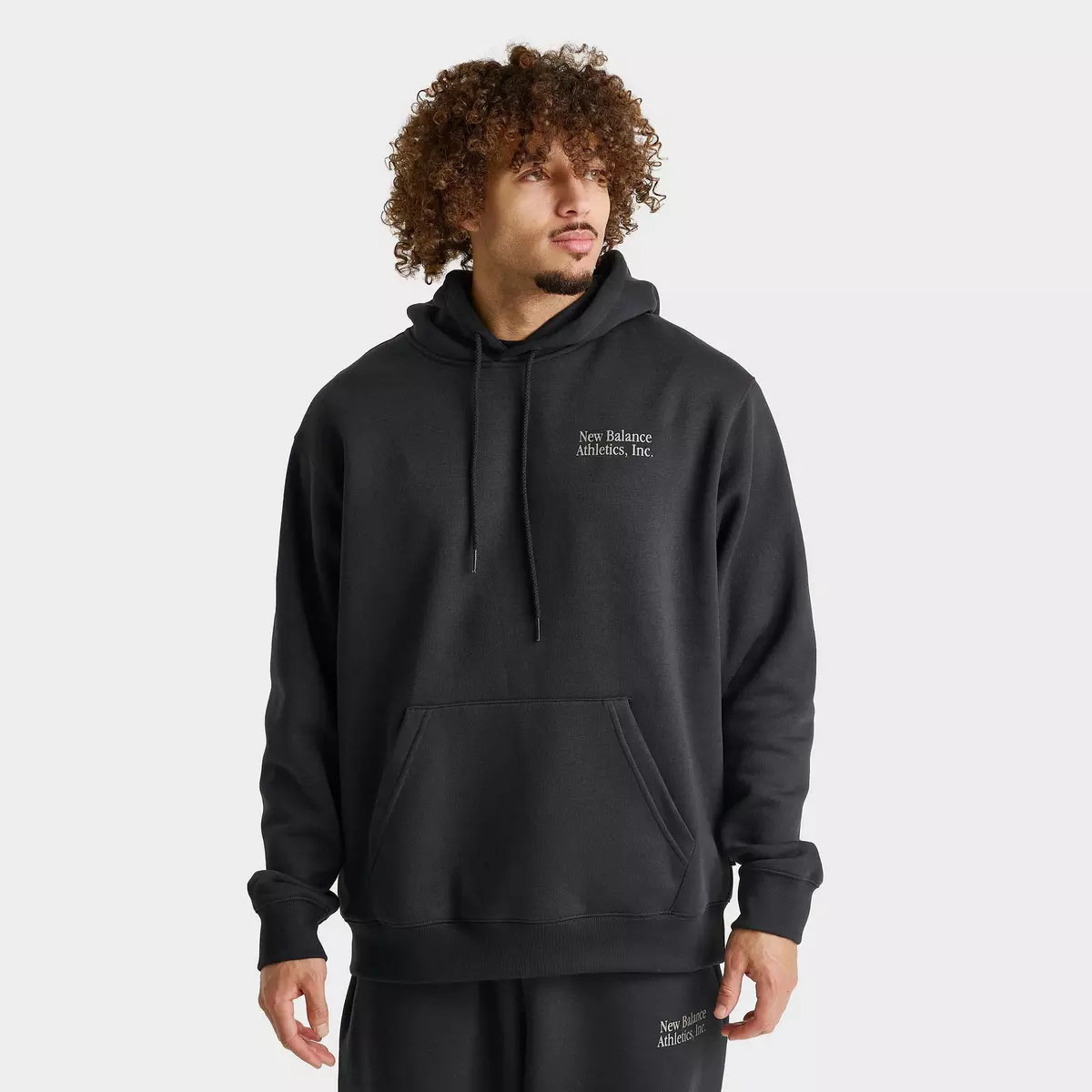New Balance Mens Black Copper Hoodie 1