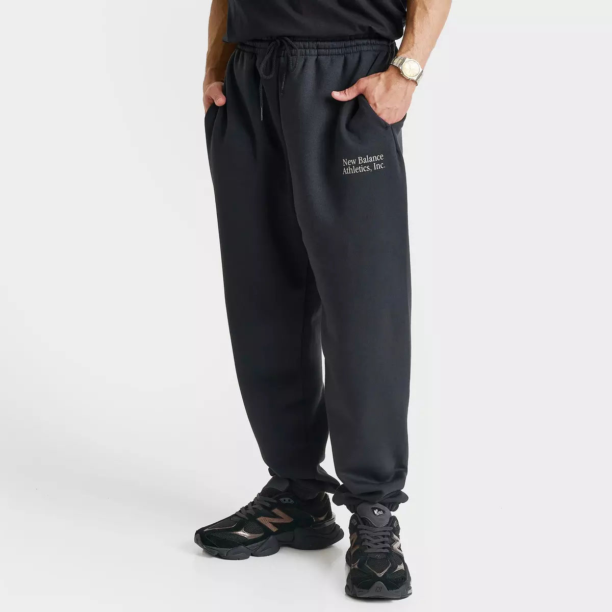 New Balance Mens Black Copper Jogger Pants 1