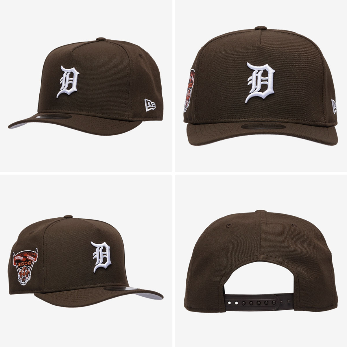 New Era Detroit Tigers 9FIFTY A Frame Brown Snapback Hat