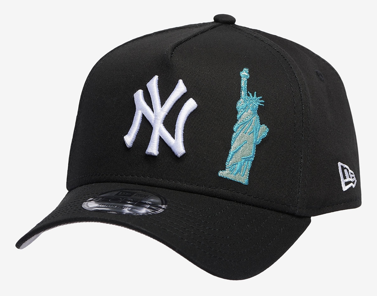 New Era New York Yankees Statue of Liberty 9FORTY A Frame Hat Snapback Cap Black
