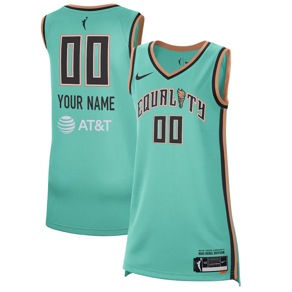New York Liberty WNBA Nike Mint Jersey
