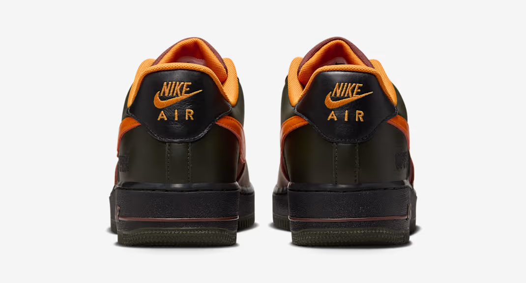 Nike Air Force 1 Low Gore Tex Fauna Brown Sequoia Black Bright Ceramic Mens Shoes 5