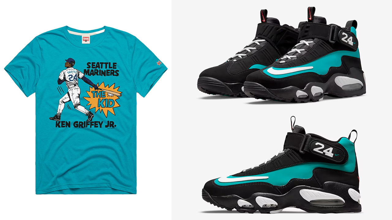Nike Air Griffey Max 1 Fresh Water 2025 Shoes and T Shirt