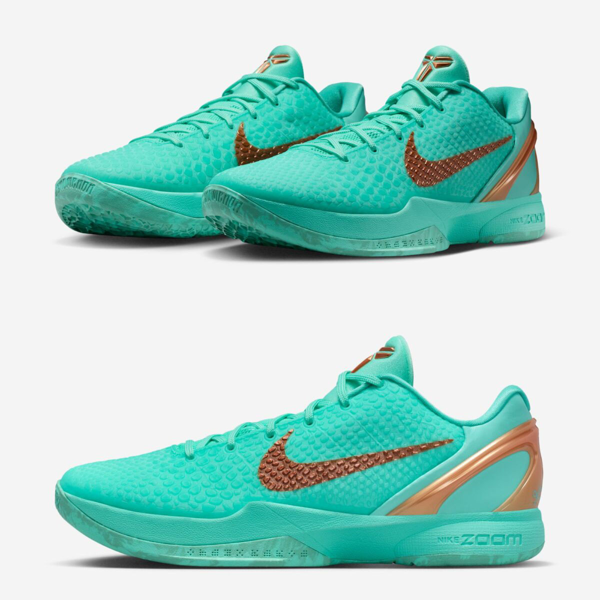 Nike Kobe 6 Protro Jalen Brunson Statue of Liberty Basketball Shoes IQ5774-300