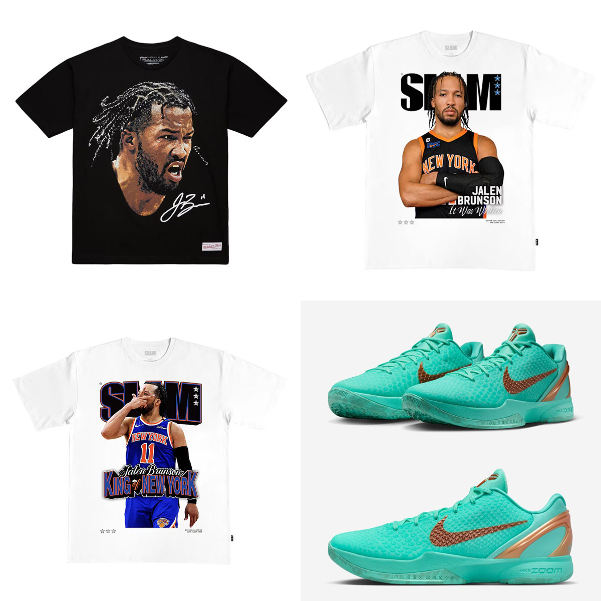 Nike Kobe 6 Protro x Jalen Brunson Statue of Liberty Shirts