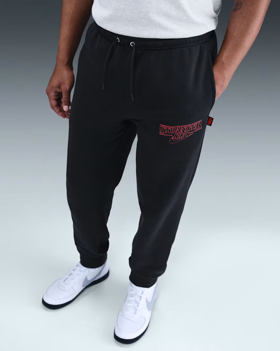 Nike Stranger Things Fleece Pants Black