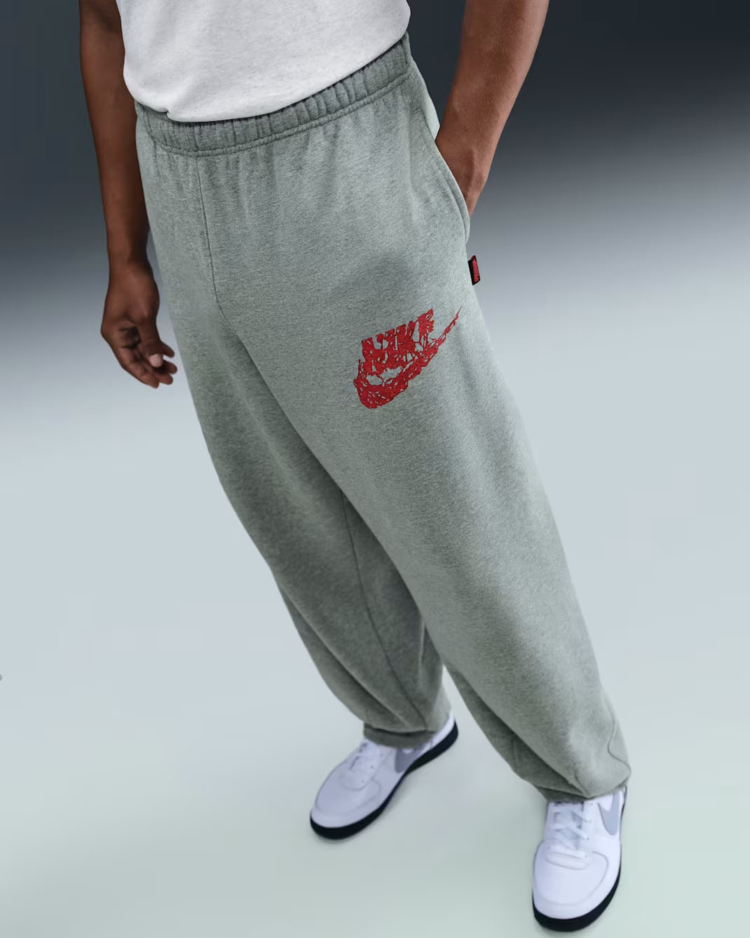 Nike Stranger Things Fleece Pants Grey