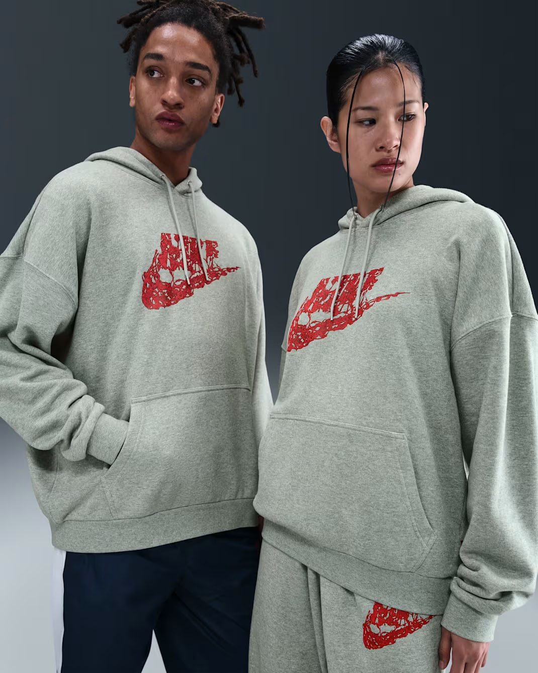 Nike Stranger Things Hoodie Grey