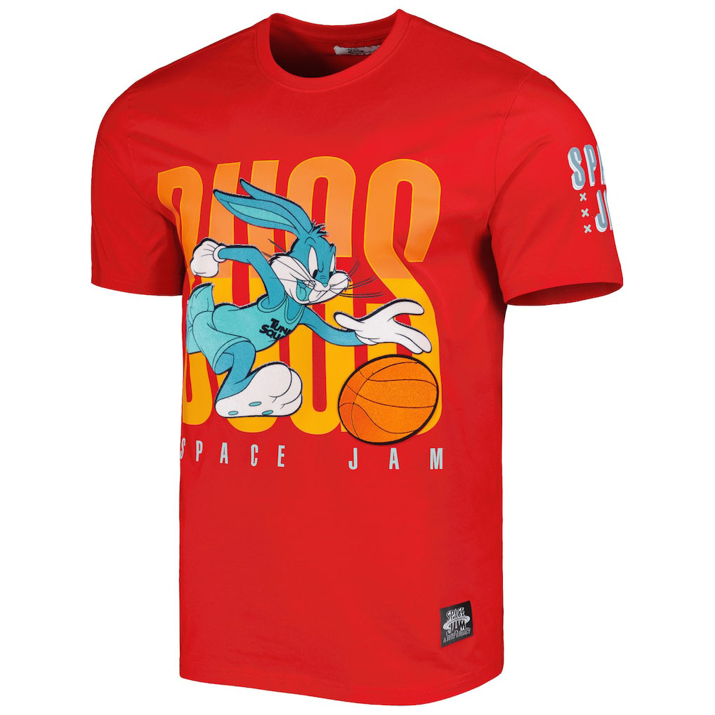 Space Jam A New Legacy Freeze Max Bugs Bunny Basketball T-Shirt Red