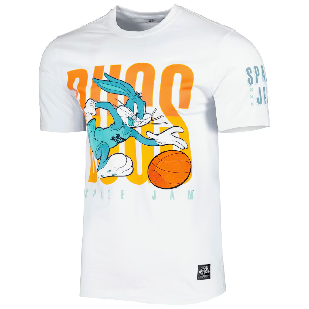 Space Jam A New Legacy Freeze Max Bugs Bunny Basketball T-Shirt White