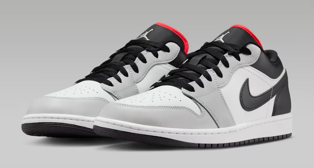 Air Jordan 1 Low Neutral Grey Summit White Infrared 23 Black Mens Sneakers 1
