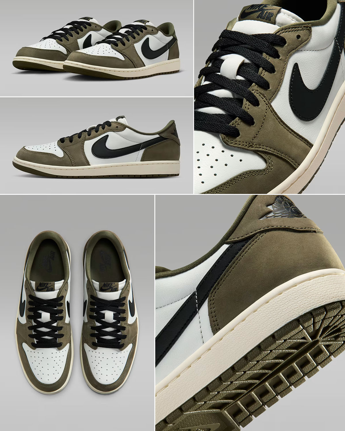 Air Jordan 1 Low OG Medium Olive HQ6998-200