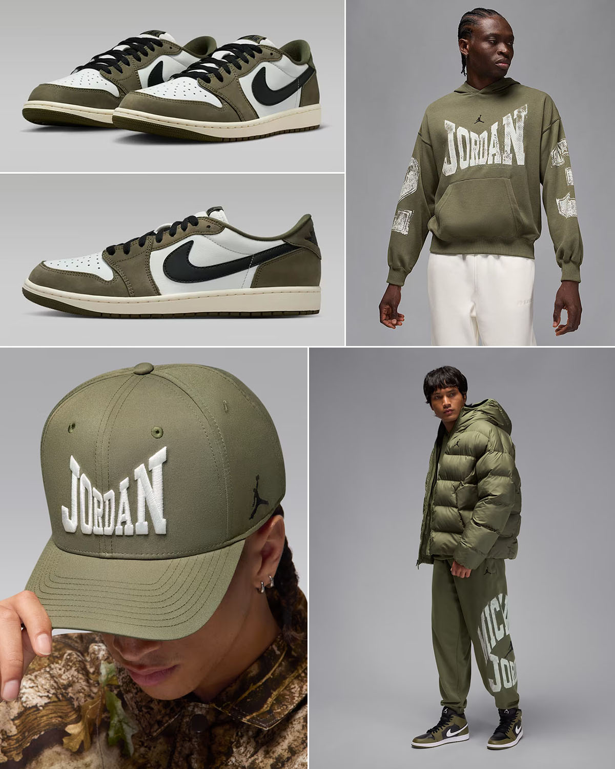 Air Jordan 1 Low OG Medium Olive Outfits