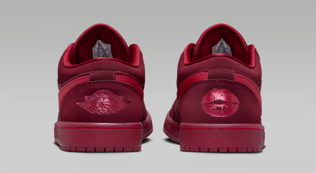 Air Jordan 1 Low SE Valentines Day 2026 Team Red Sierra Red Womens Sneakers 5