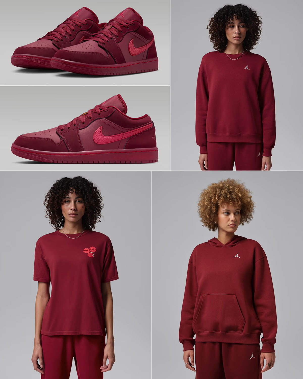 Air Jordan 1 Low SE Valentines Day 2026 Team Red Womens Sneakers Matching Outfits