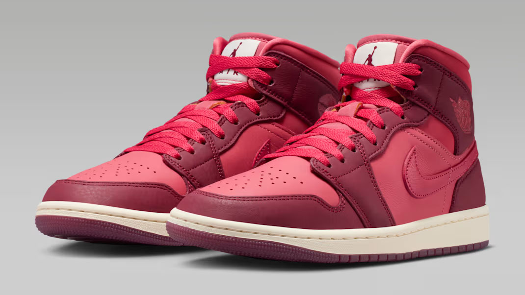 Air Jordan 1 Mid Valentines Day 2026 Womens Sneakers 1