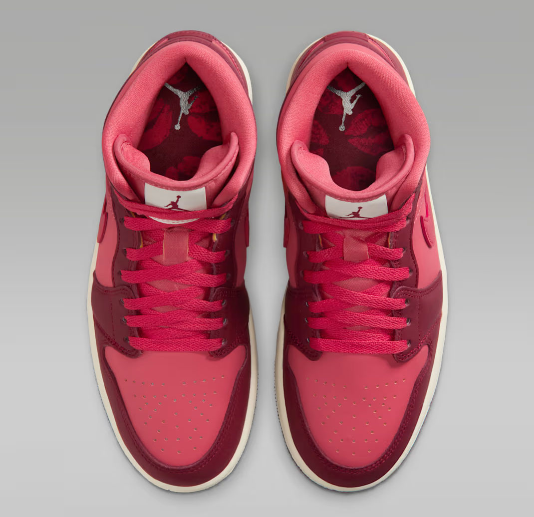 Air Jordan 1 Mid Valentines Day 2026 Womens Sneakers 4