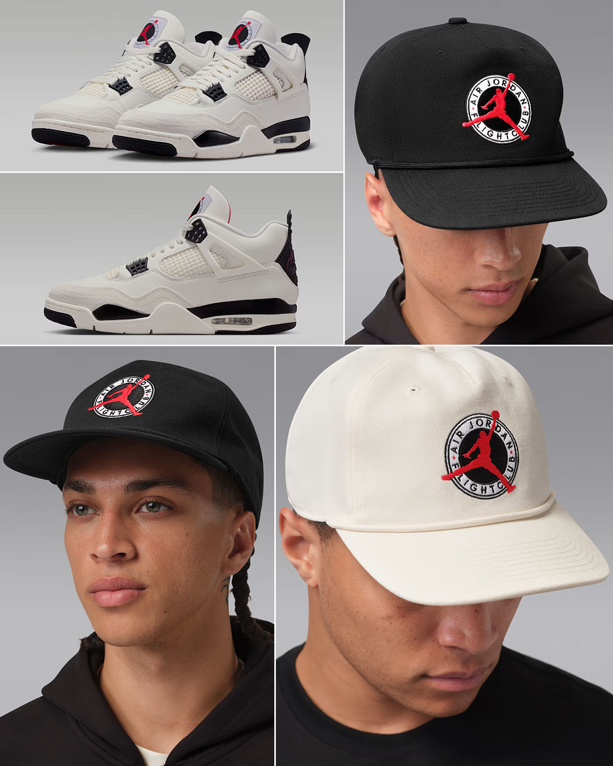 Air Jordan 4 Flight Club Hats