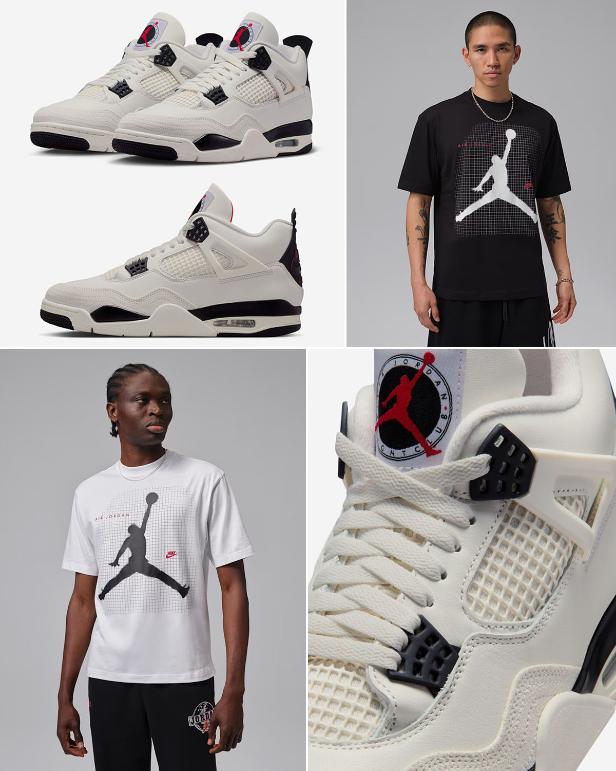 Air Jordan 4 Flight Club x Jordan Jumpman Graphic T Shirt Outfit