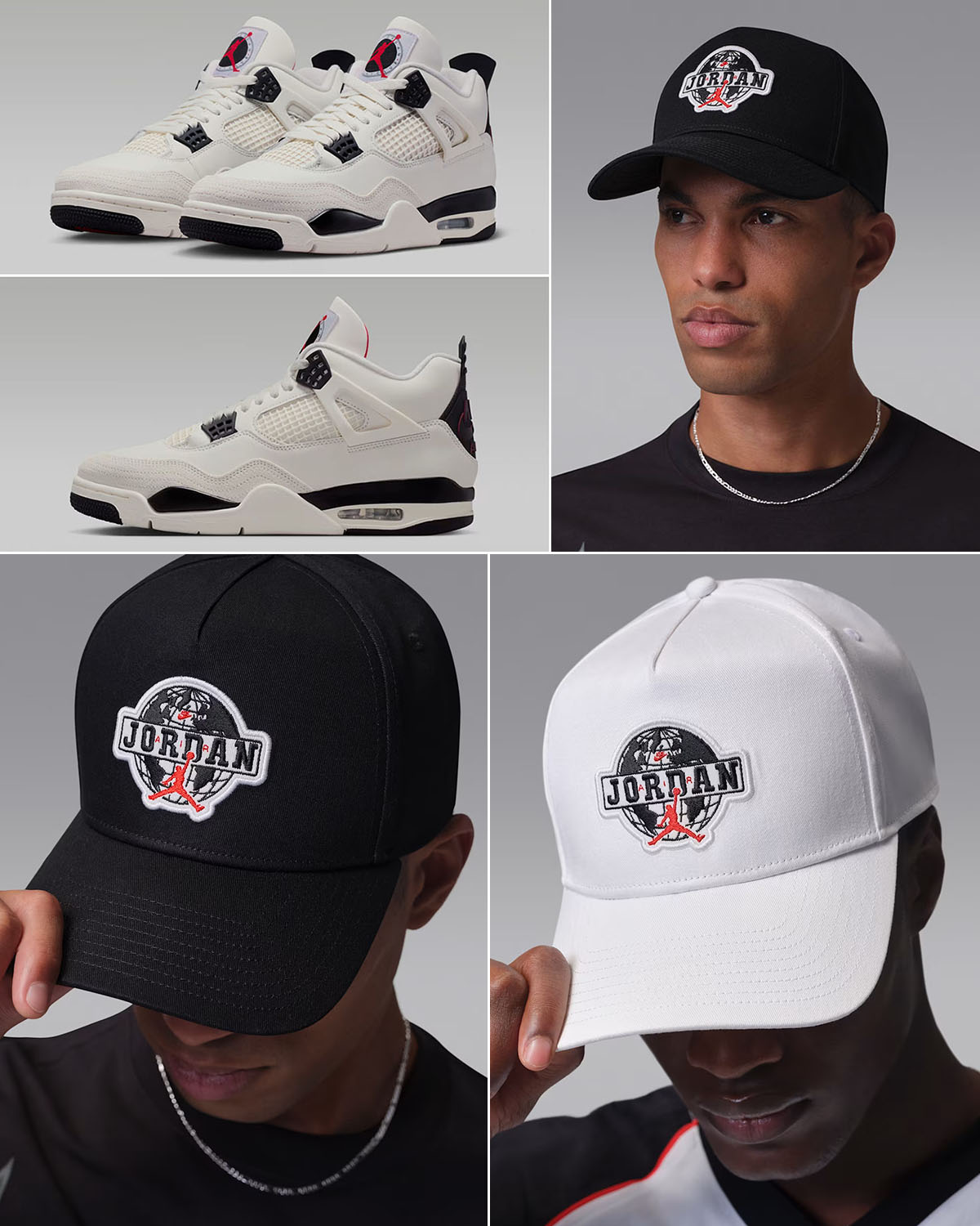 Air Jordan 4 Flight Club x Jordan Rise Cap Structured Snapback Hat