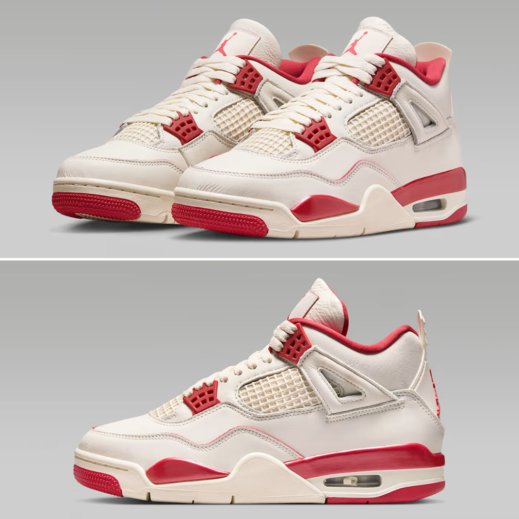 Air Jordan 4 Valentines Day 2026 Womens Sneakers HV0823-108