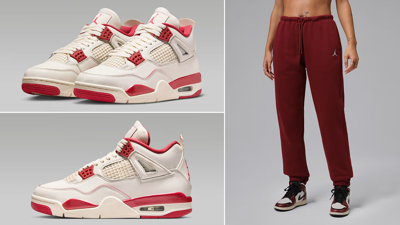 Air Jordan 4 Valentines Day 2026 x Jordan Brooklyn Fleece Womens Pants