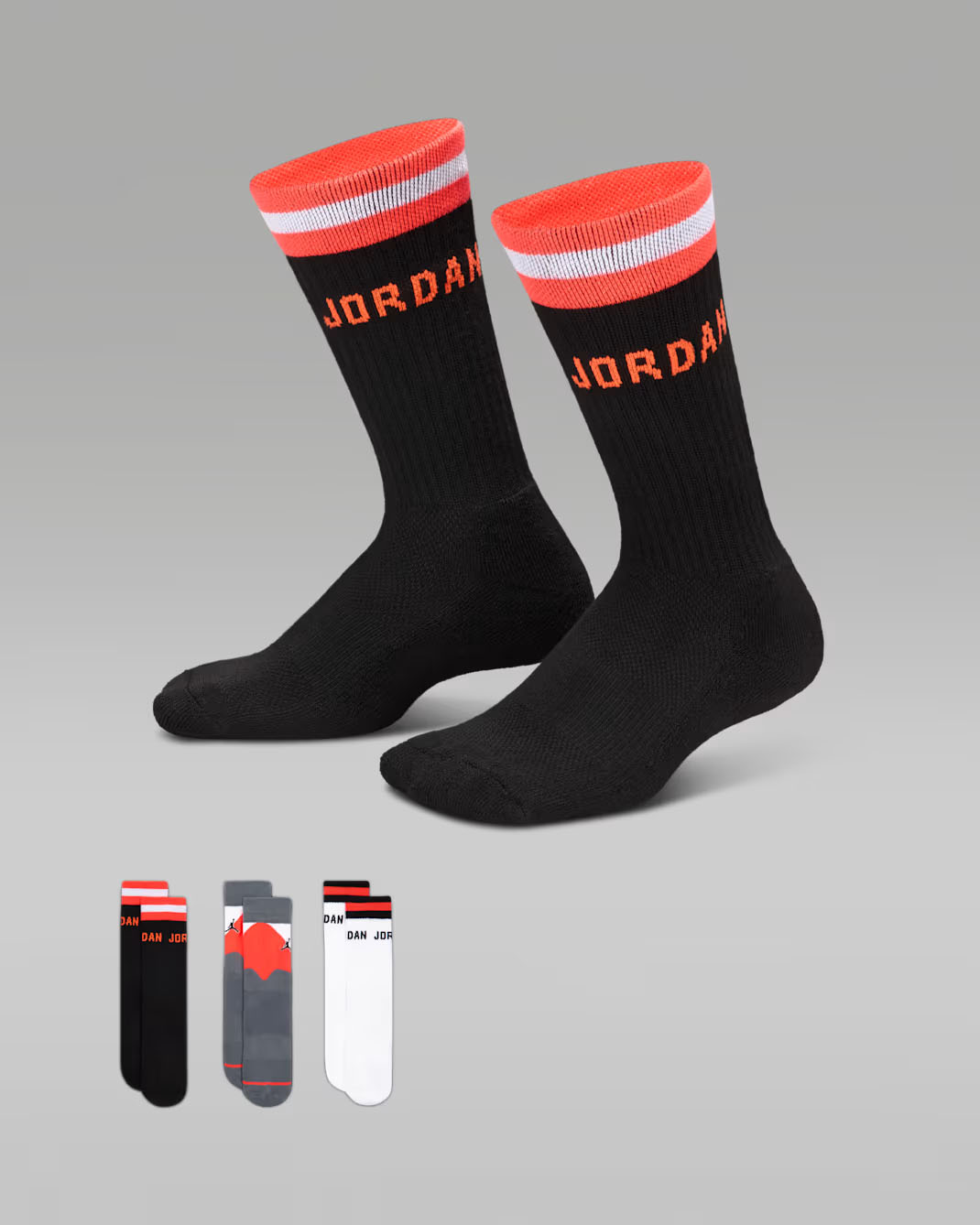 Air Jordan 6 Reverse Infrared Salesman Crew Socks