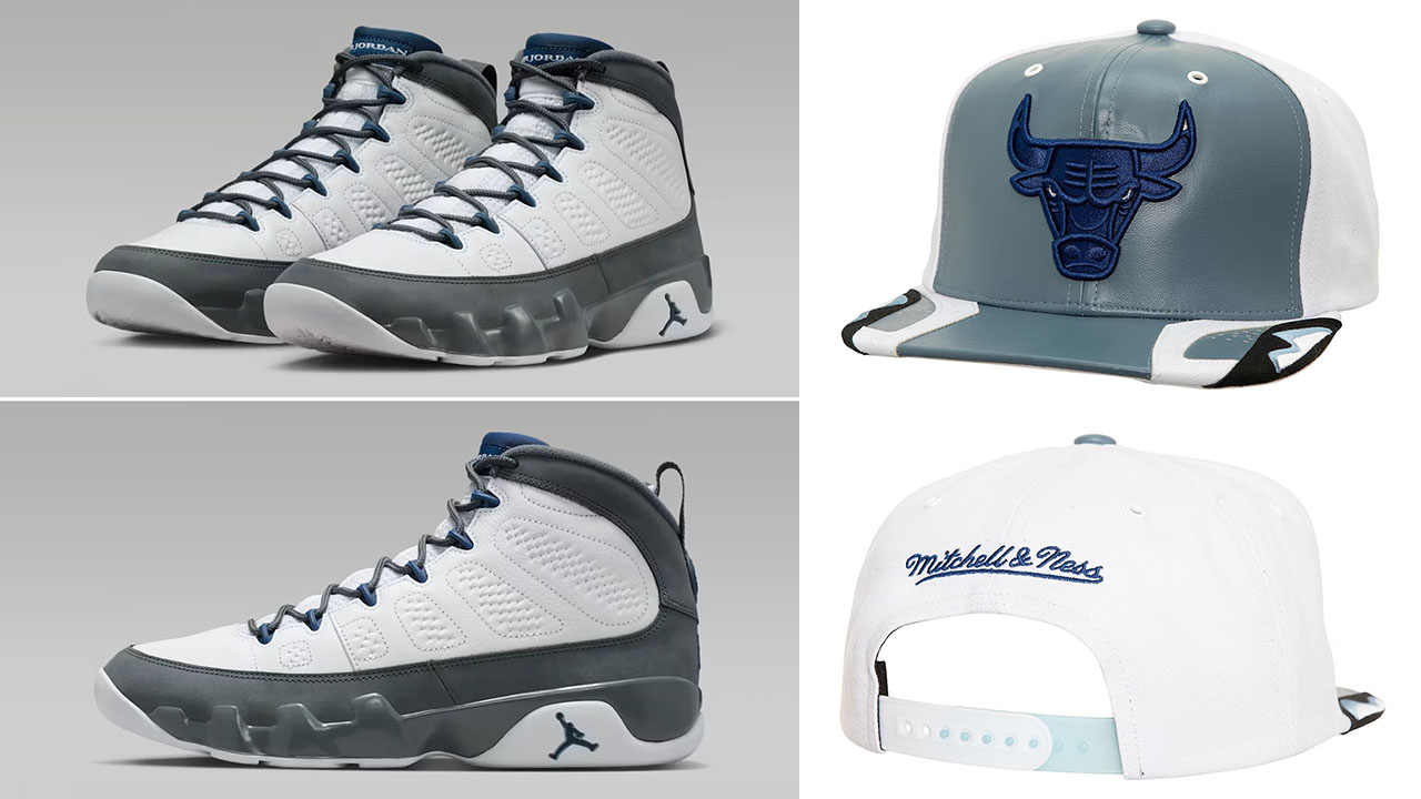 Air Jordan 9 Flint Grey 2026 Chicago Bulls Snapback Hat