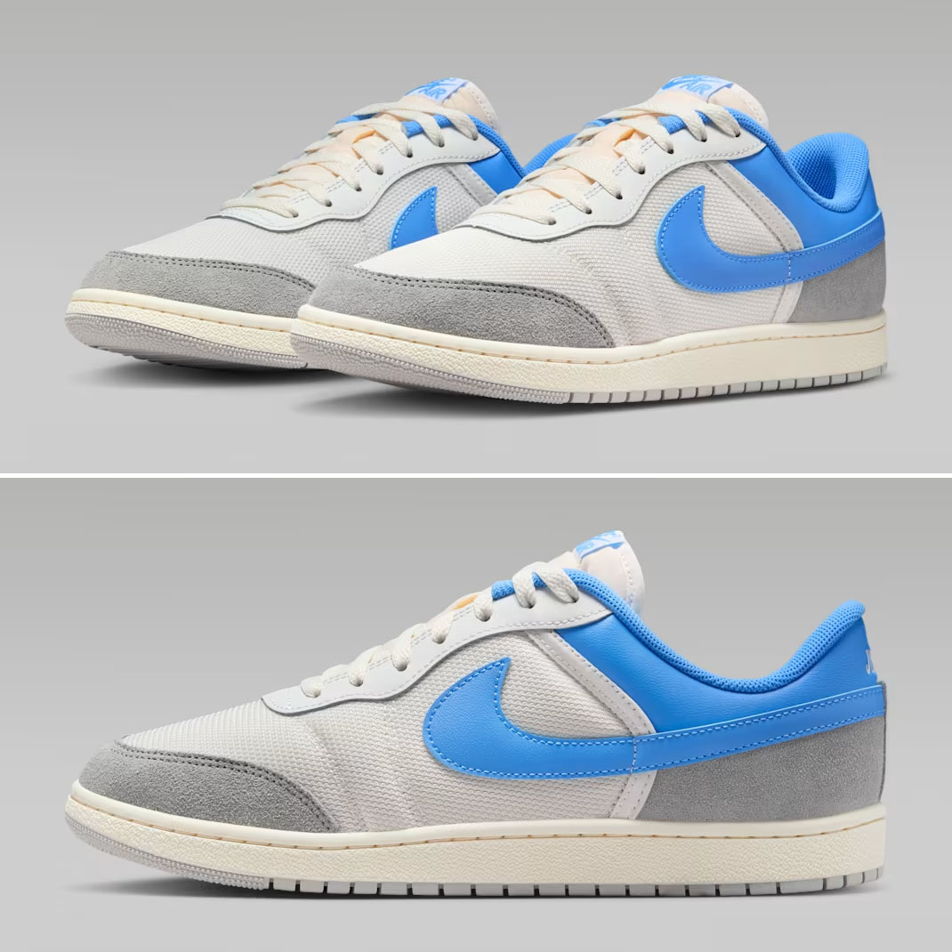 Air Jordan Skyline Low Summit White Light Smoke Grey Sail University Blue Mens Sneakers IM2055-100