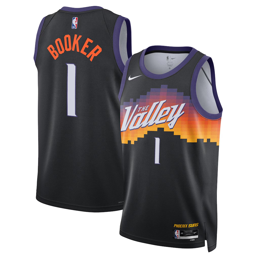 Devin Booker Phoenix Suns Nike 2025:26 Swingman Jersey Black City Edition