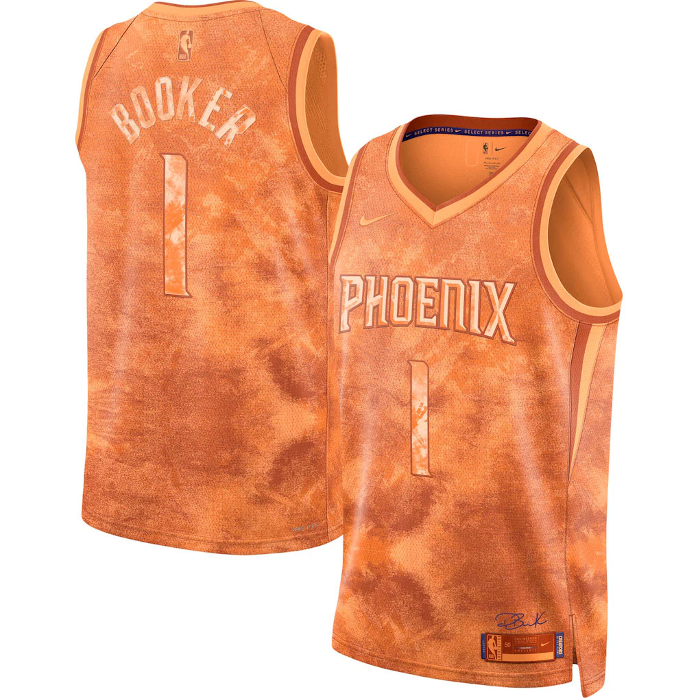 Devin Booker Phoenix Suns Nike Select Series Swingman Orange Jersey