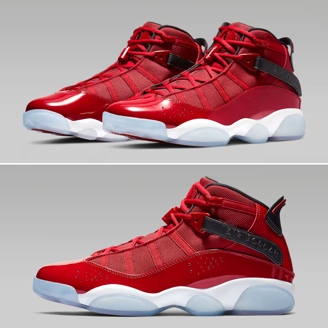 Jordan 6 Rings Gym Red White Black Mens Shoes 322992-601
