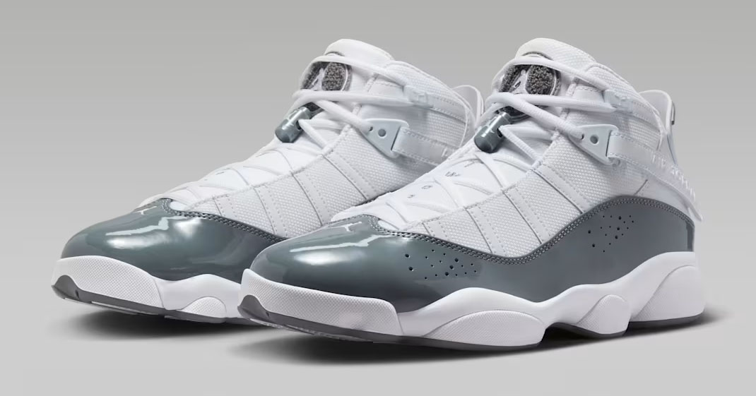 Jordan 6 Rings White Cool Grey Mens Shoes 1