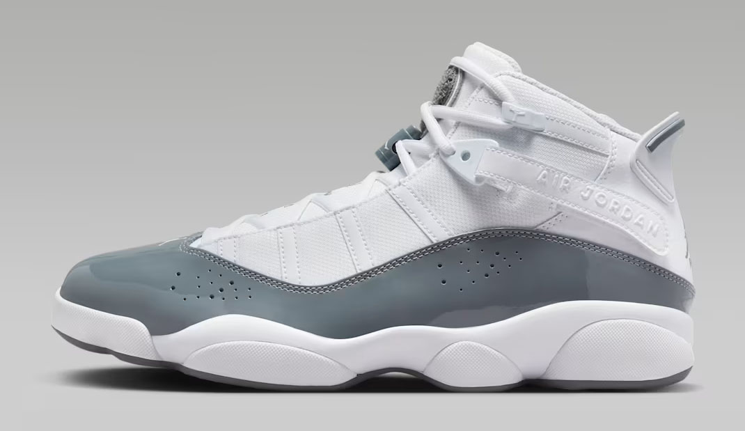 Jordan 6 Rings White Cool Grey Mens Shoes 2
