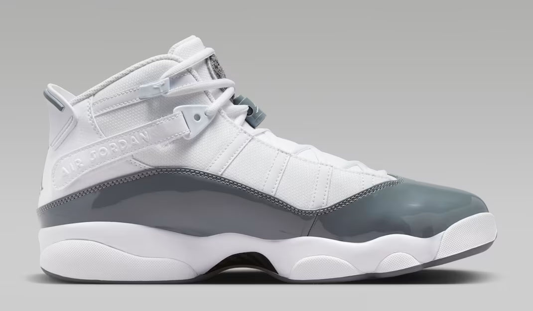 Jordan 6 Rings White Cool Grey Mens Shoes 3