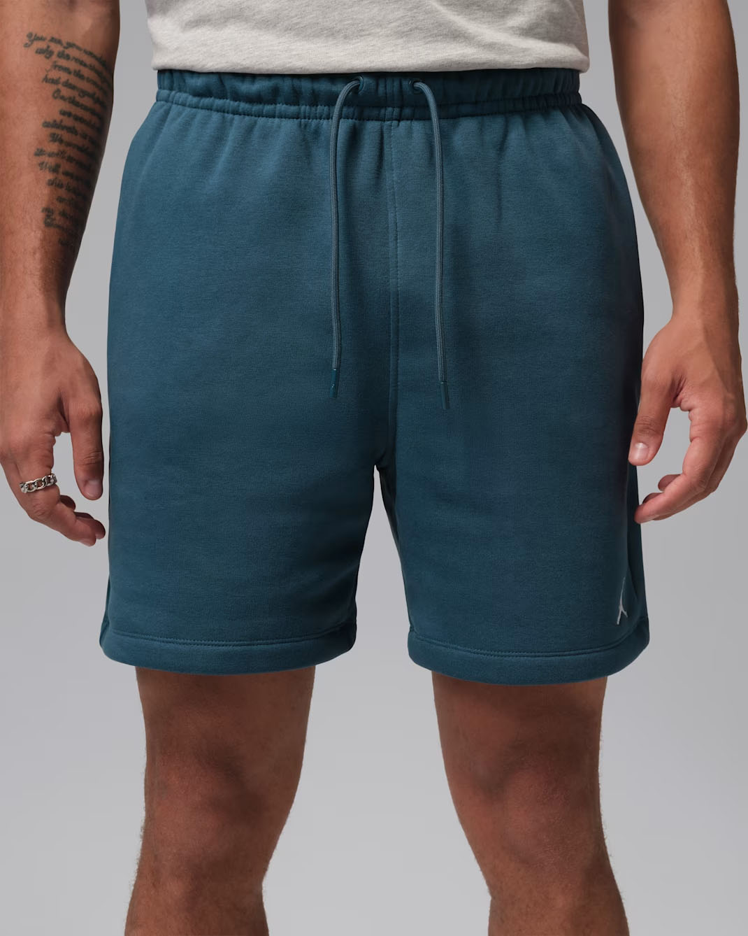 Jordan Brooklyn Fleece Mens Shorts Squadron Blue White 1