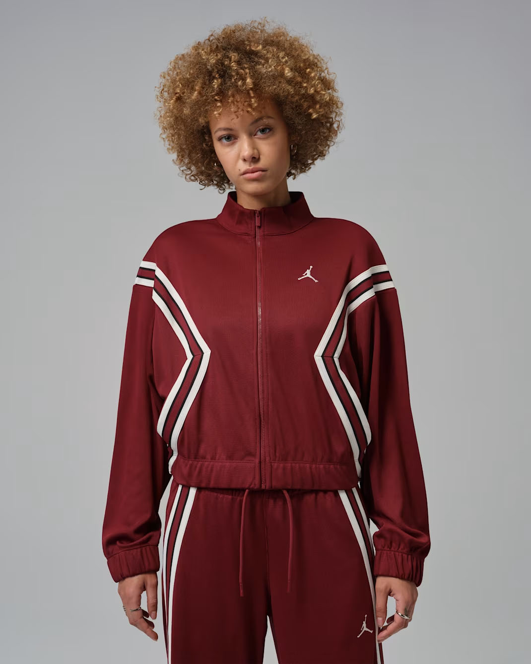 Jordan Brooklyn Women's Full-Zip Track Jacket Team Red Sail