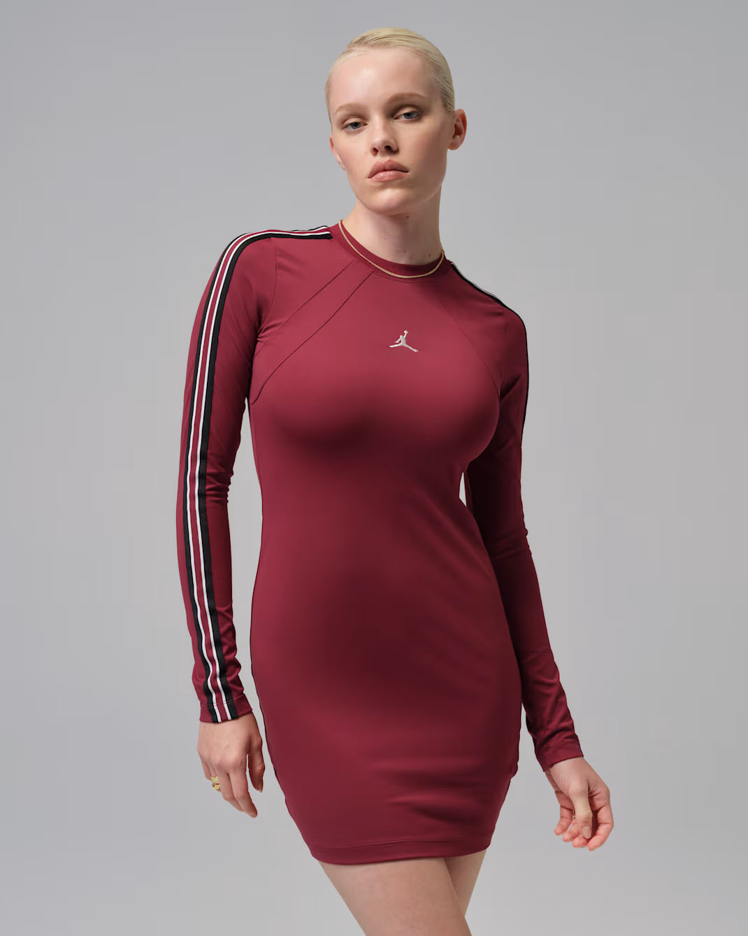 Jordan Brooklyn Women's Long-Sleeve Dress Team Red