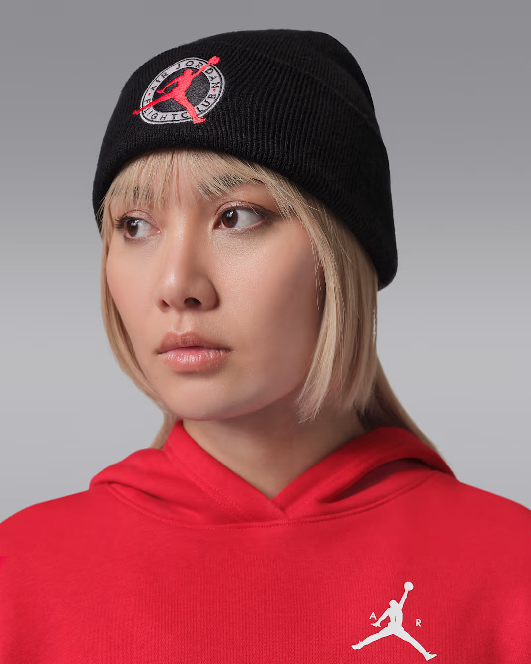 Jordan Flight Club Peak Beanie Black 1