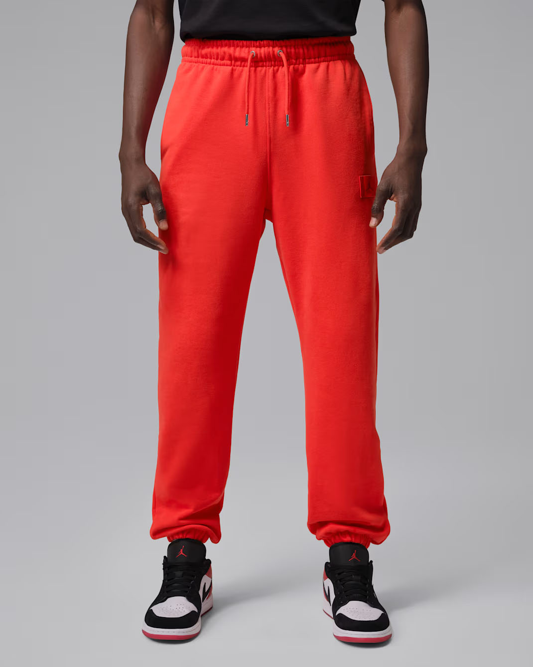 Jordan Flight Fleece Mens Pants Chile Red 1