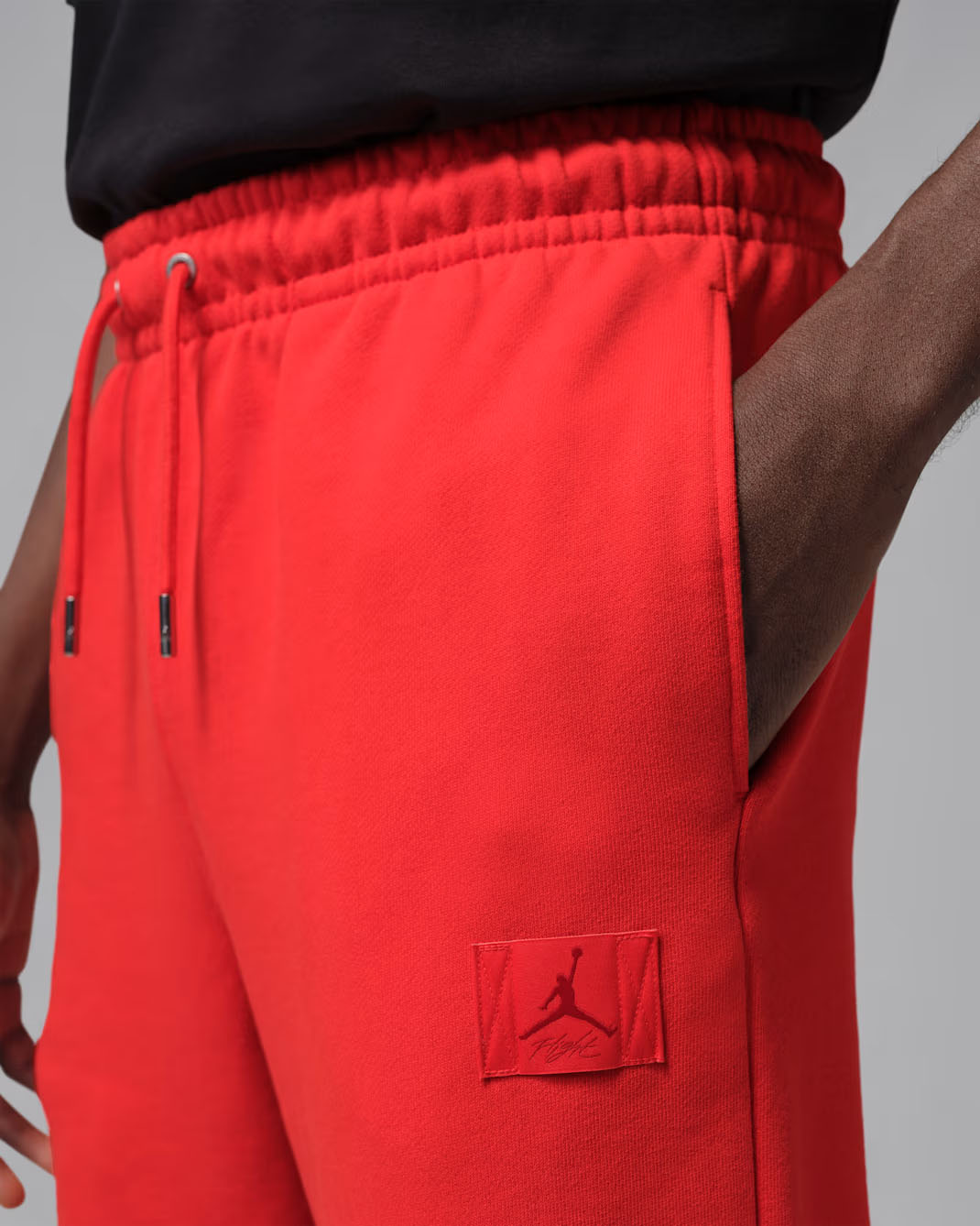 Jordan Flight Fleece Mens Pants Chile Red 2