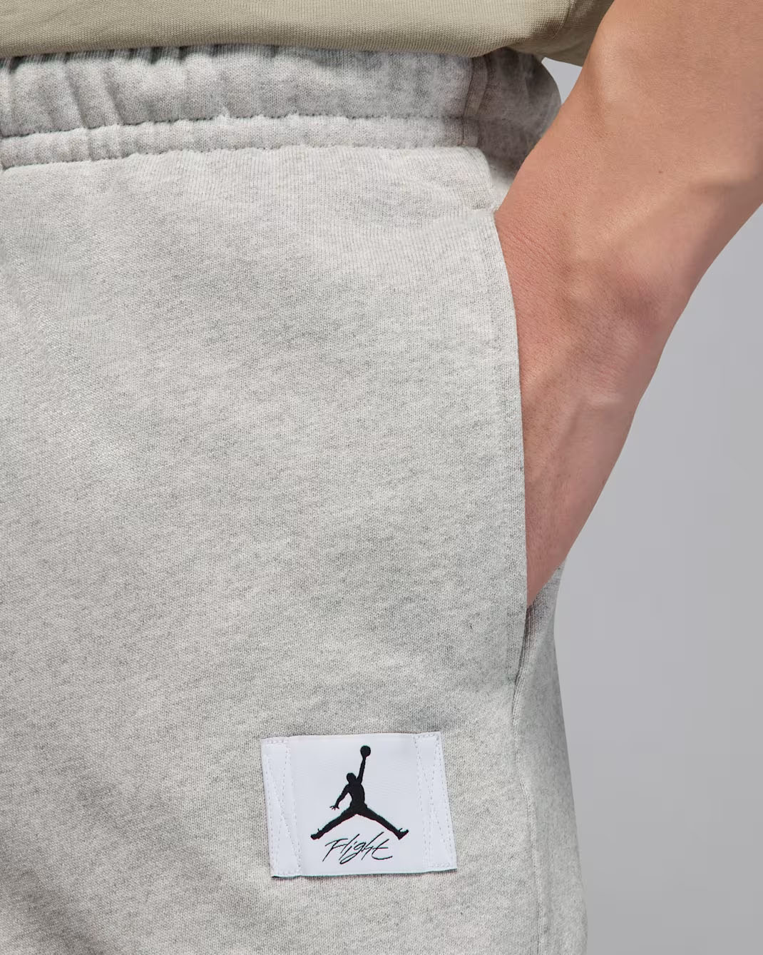 Jordan Flight Fleece Mens Pants Grey Heather 2