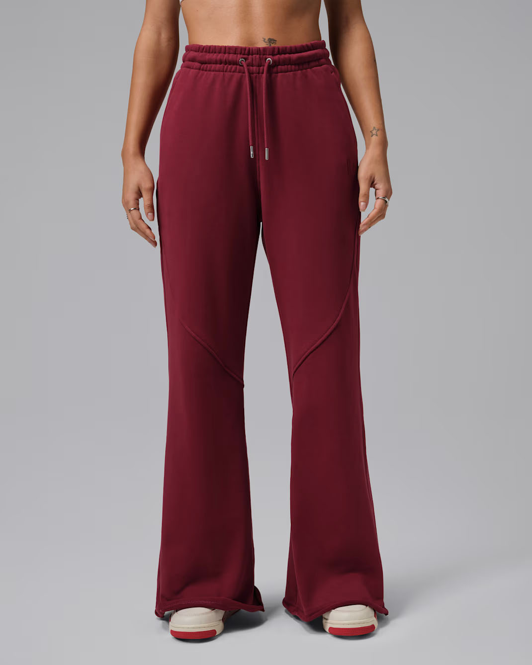 Jordan Flight Fleece Women's Flared Pants Team Red