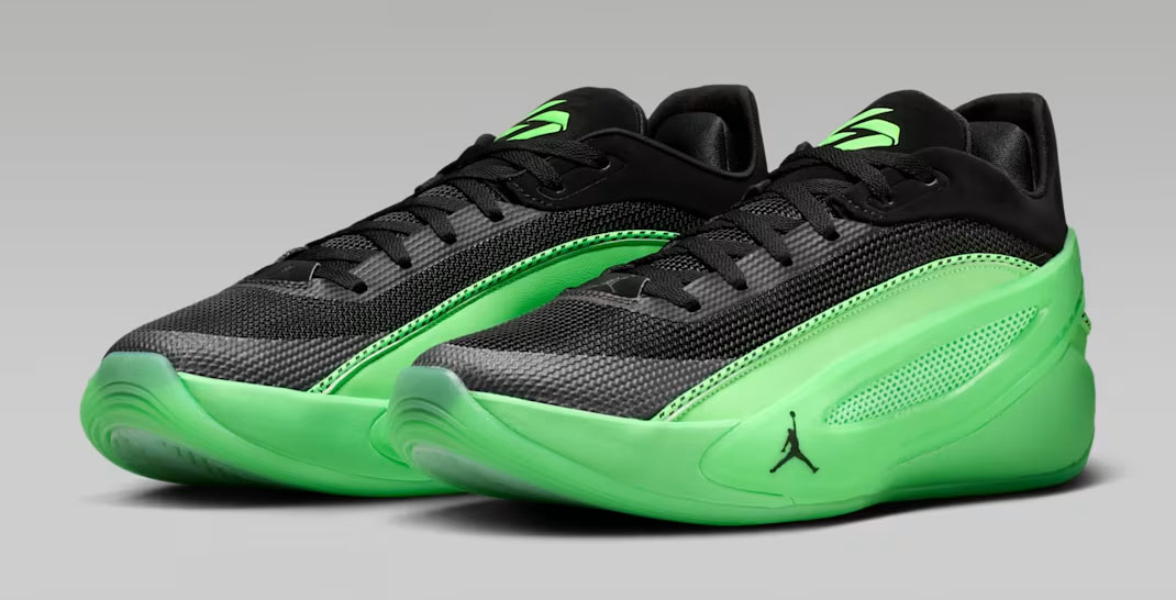 Jordan Luka 5 Venom Basketball Shoes Black Illusion Green 1