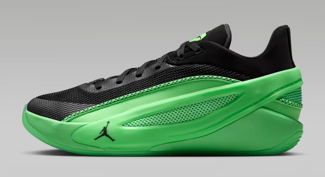 Jordan Luka 5 Venom Basketball Shoes Black Illusion Green 2